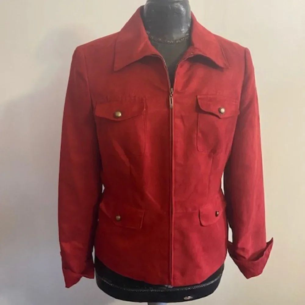 Evan-Picone Rust blazer, size 10